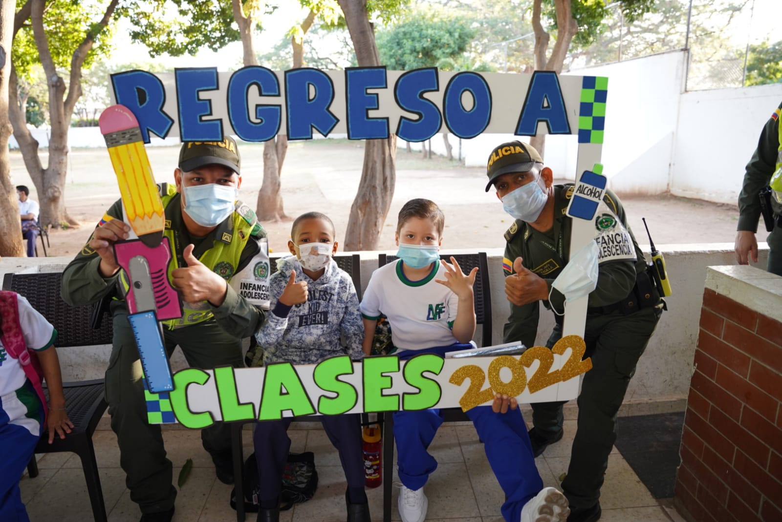 Policía Nacional entrega recomendaciones para el regreso a clases El