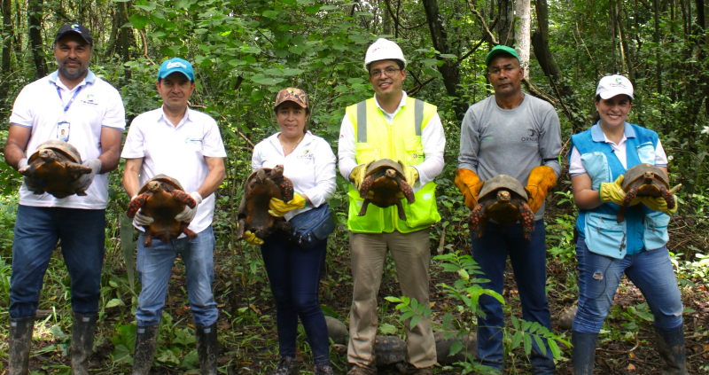 Drummond Ltd. led a day to release wildlife in its conservation areas