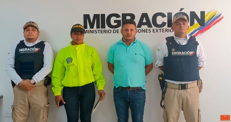 Dominican was captured in Valledupar for extradition purposes