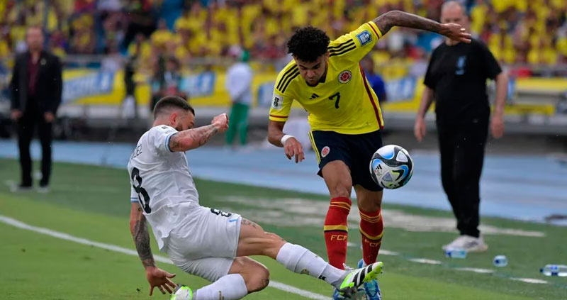 Colombia lost to Uruguay and suffers a significant loss for the next qualifying date