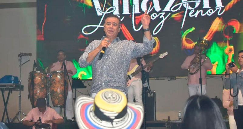 Iván Villazón invited a young Venezuelan accordion player to the Vallenato Festival