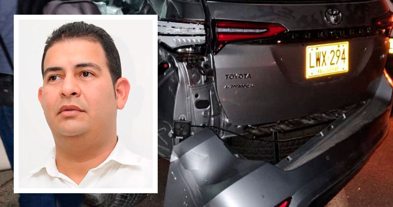 Mayor of Codazzi suffered an accident with his family