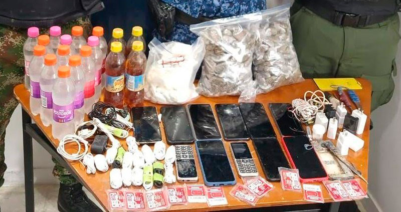 Cell phones were seized inside ‘La Tramacúa’