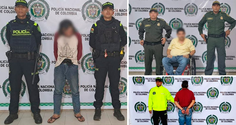 They arrested these accused of sexual harassment in Valledupar